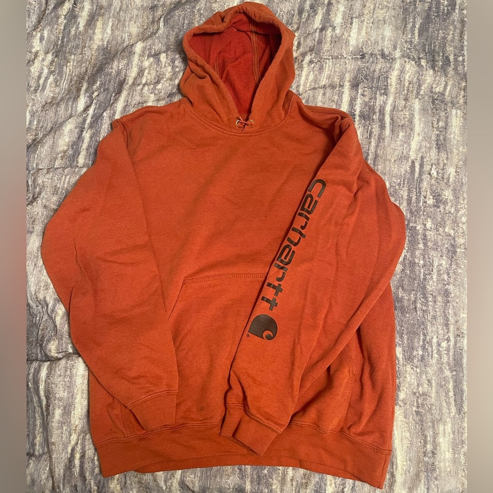 Orange carhartt hoodie